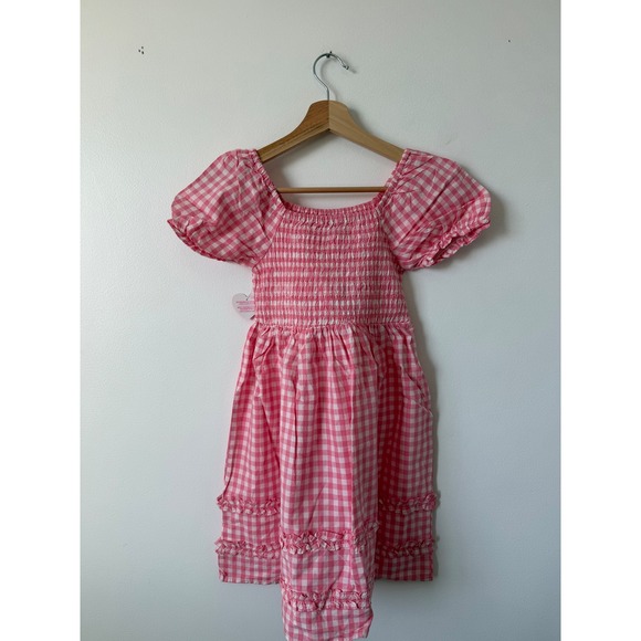 The Children's Place Little Girls Pink Gingham Dress – Size 10/12 – NWT - Picture 4 of 6